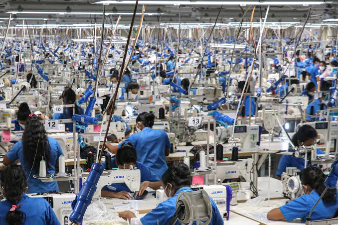 Garment manufacturing at New Grand Garment
